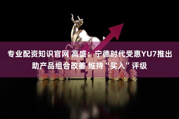 专业配资知识官网 高盛：宁德时代受惠YU7推出助产品组合改善 维持“买入”评级